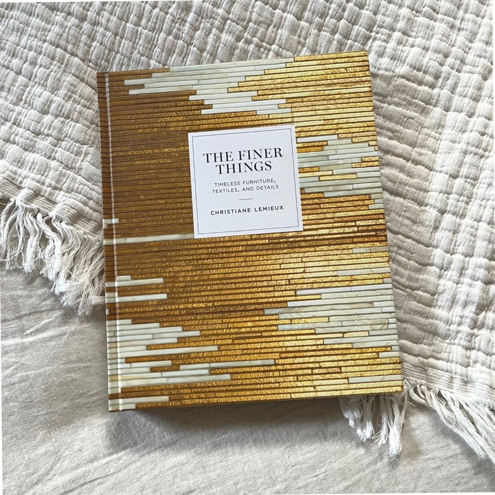 The Finer Things Coffee Table Book by Christiane Lemieux